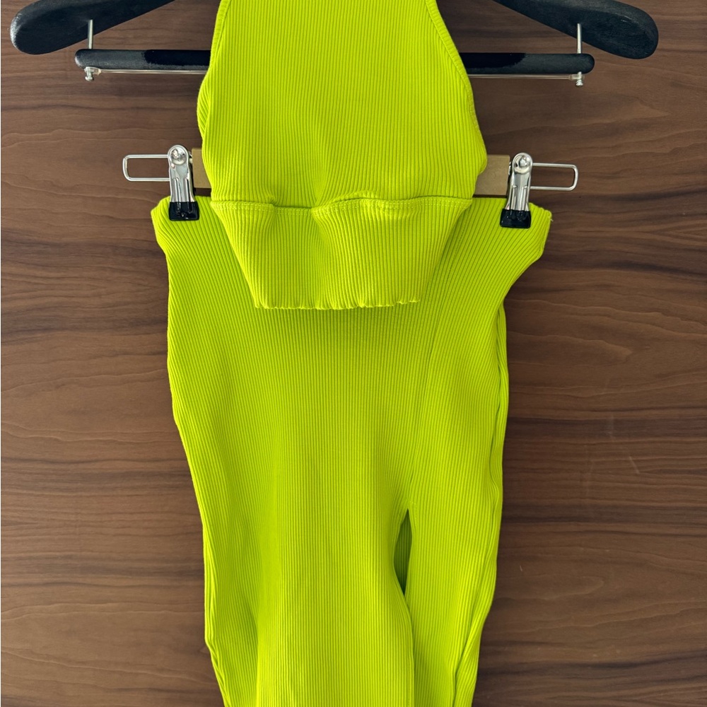 Lulu's Bright Lime Pencil Skirt